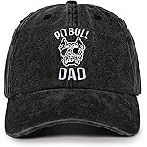InnoBeta Pitbull Dad Baseball Cap for Men, Pitbull Hat Gifts for Pitbull Dad