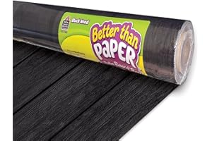 TEACHER CREATED RESOURCES Black Wood Better Than Paper Bulletin Board Roll