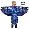 D.Q.Z Bird-Wings-Owl-Costume for Kids with Mask, Dress Up Clothes for Boys Girls Eagle Role Play Hallowen Party