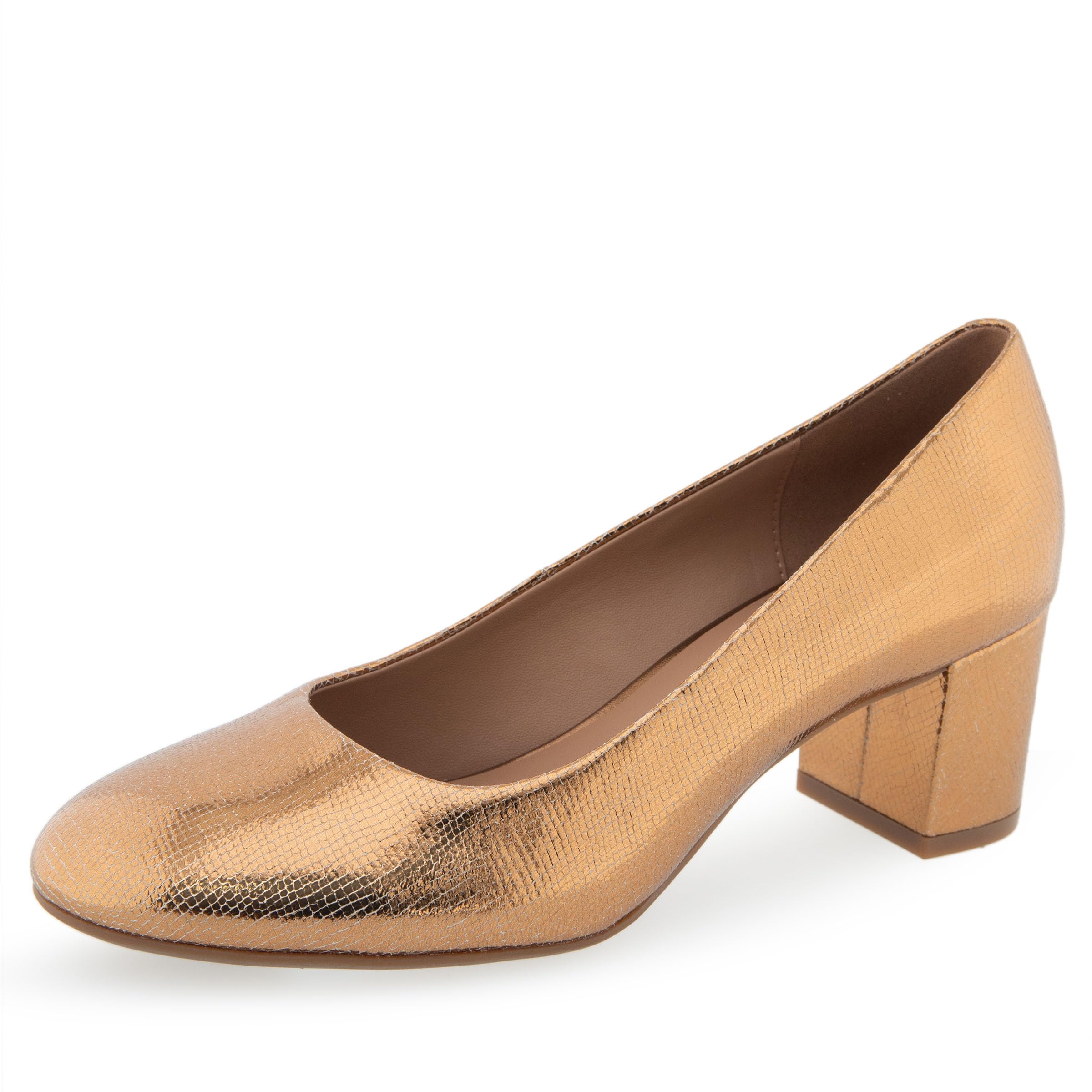 Photo 1 of Aerosoles Women's EBEL Pump, Light Bronze Leather, 8