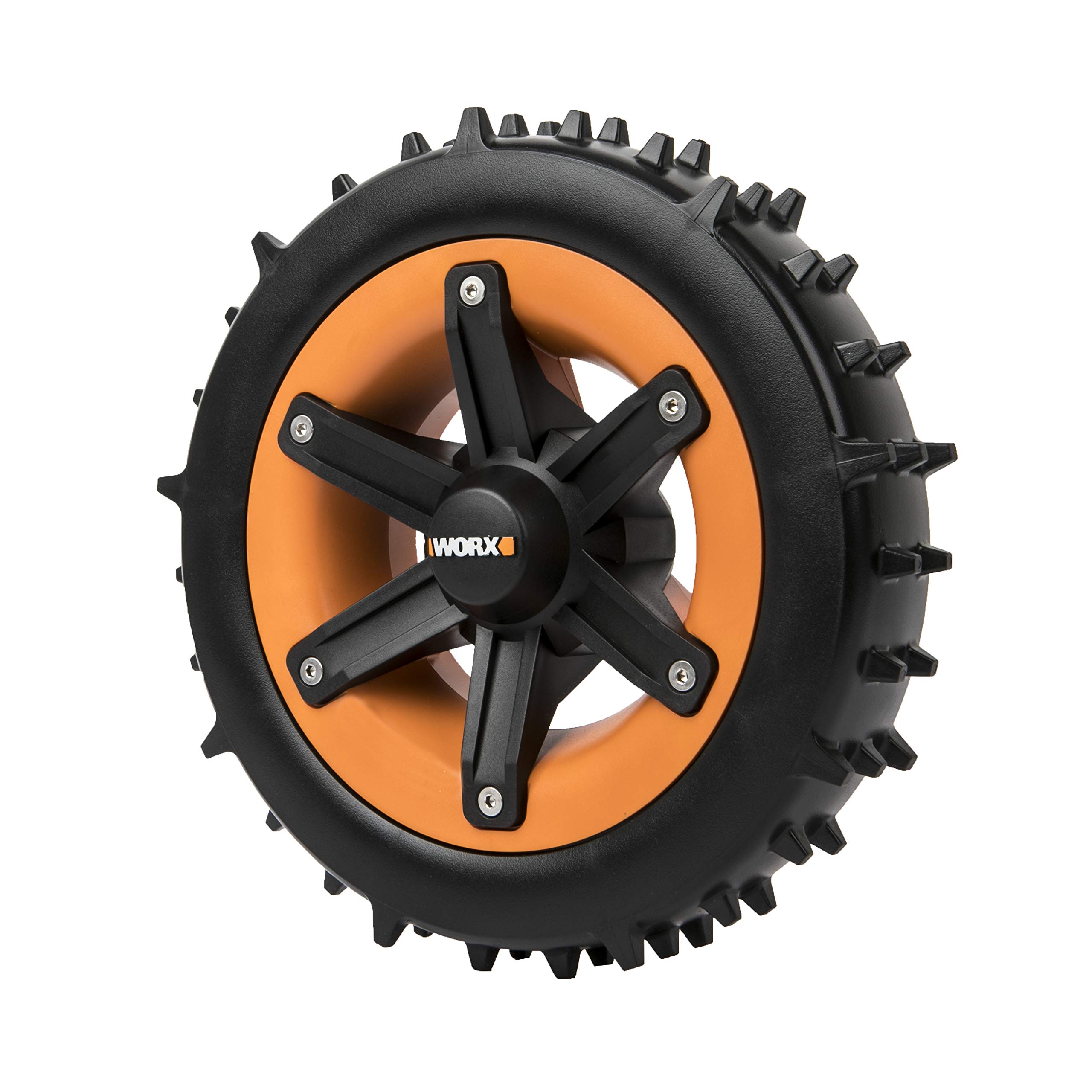 WORX WA0952 Landroid Wheels Super Grip - for Improved Climbing Capability - Professional on Difficult Terrain - Matches The Incline up to 24° or 45% - Easy Assembly - Not for Vision