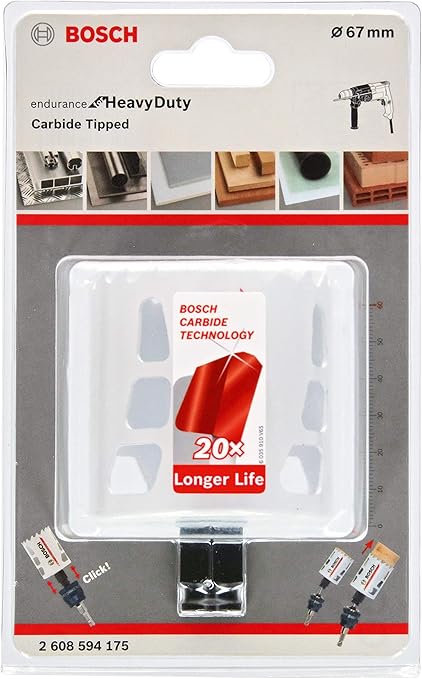 Bosch Professional 2608594175 Scie Trepan Au Carbure De Tungstene Endurance For Heavy Duty O 67 Mm Accessoires Pour Perceuses Amazon Fr Bricolage