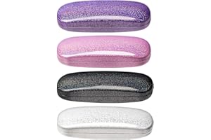 ZONLY Eyeglasses Case,(4 Piece) Unisex Hard Shell Eyeglasses Cases Protective Case For Glasse