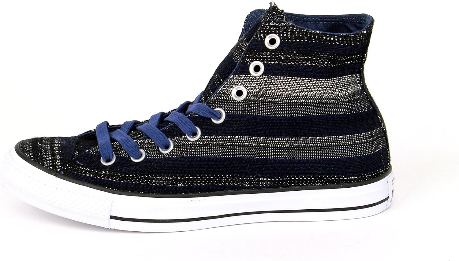 navy blue leather chucks