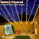 Ollny Battery Fairy Lights 10m 100 LED Warm White Waterproof 8 Modes Timer view 3