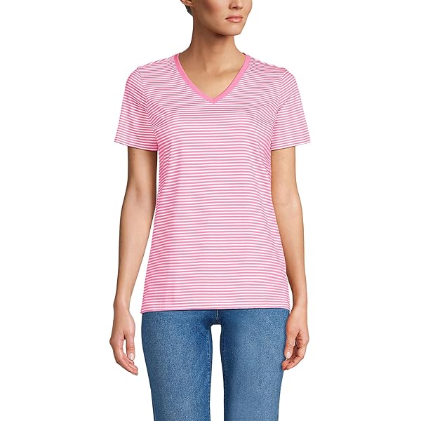 売れ筋商品|||ランズエンド カットソー トップス レディース Plus Size Puff Sleeve Mariner Square Neck Top Oyster/black breton stripes Women's Puff Sleeve Mariner Square Neck Top | Lands' End