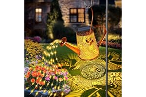 YJFWAL Solar Watering Can Lights, Hummingbird Mothers Day Gifts for Women Mom Grandma Birthday, Waterproof Outdoor Garden Decor Large Hanging Solar Lanterns Garden Lights for Patio Yard Flowerbed Pathway