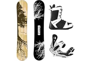 Camp Seven Roots CRC and Summit Men's Complete Snowboard Package New