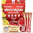 Keppi Electrolytes Hydration Packets 30 Serves - Sugar Free Electrolytes Powder Packets - Made in USA - Delicious Keto Electrolytes - Electrolyte Powder Mixes Easily - Keto Hydration Pack