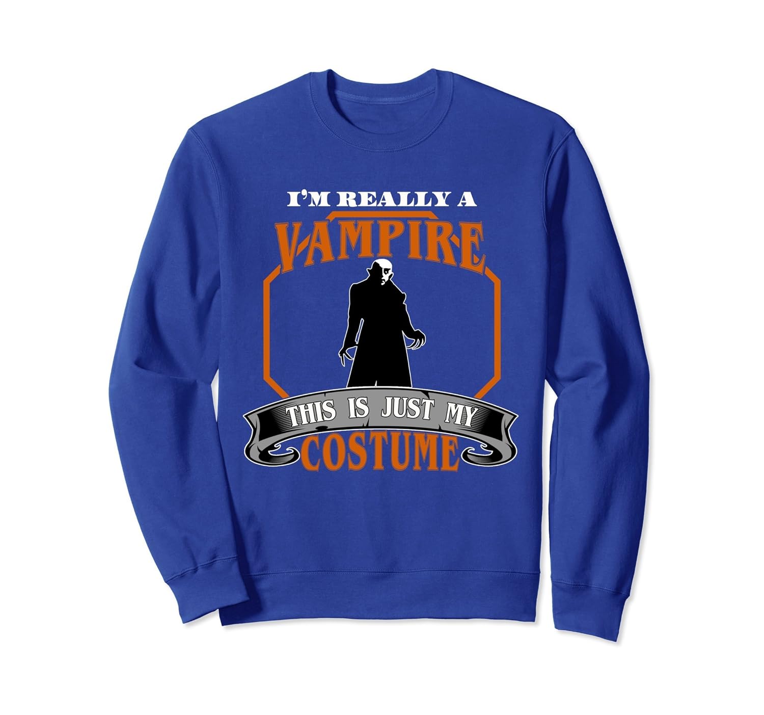 Halloween Costume Sweatshirt I'm a Vampire-ANZ