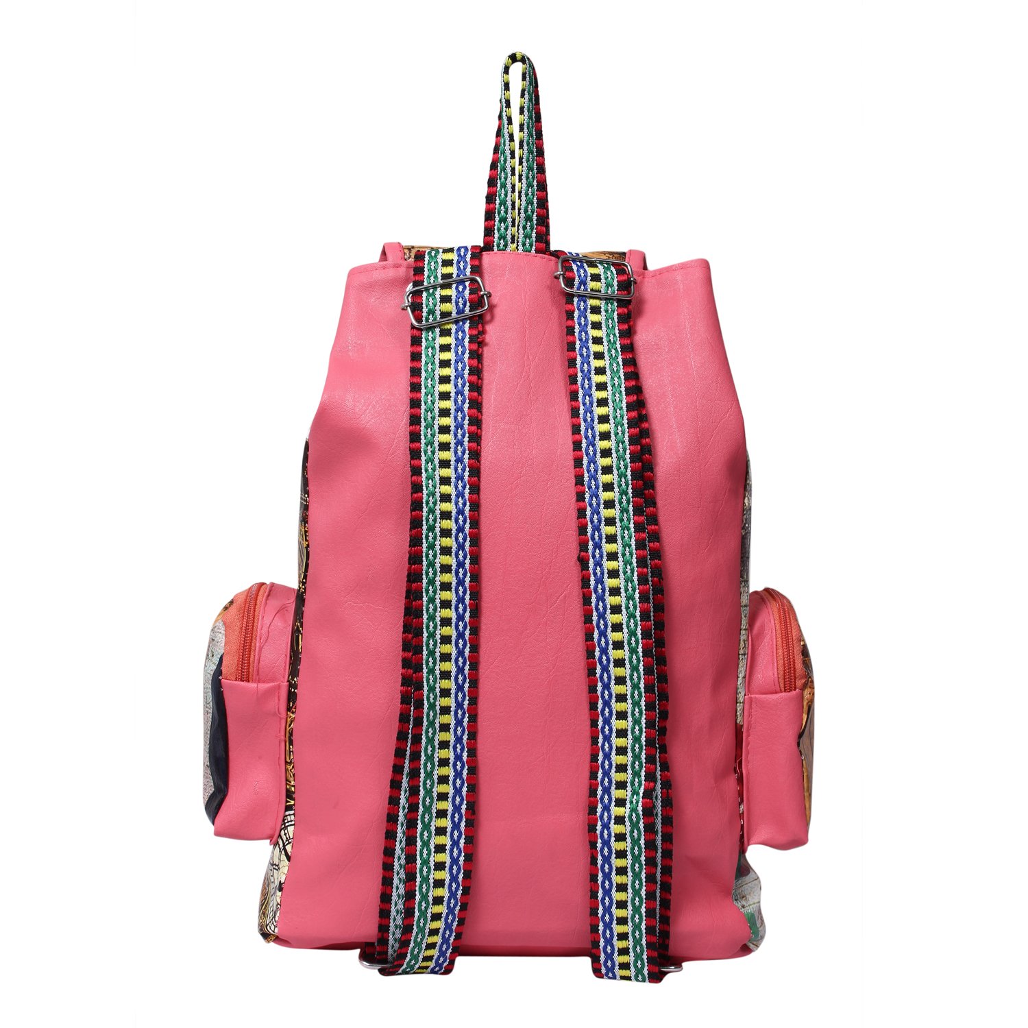 m a k women's leather messenger backpack bag