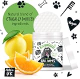 BUGALUGS Dog Ear Wipes 100 Biodegradable Pre-Soaked Vet Approved view 5