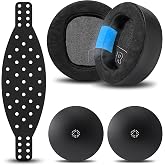 WC Mod Kit Maxwell 2 - Earpads, Headband & Side Plates for Audeze Maxwell 2 | Made by Wicked Cushions | Extra Wide Silicone H