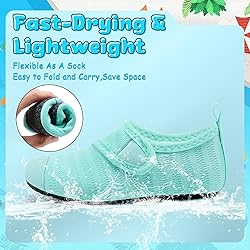 VIFUUR Kids Water Shoes Boys Girls Barefoot Water