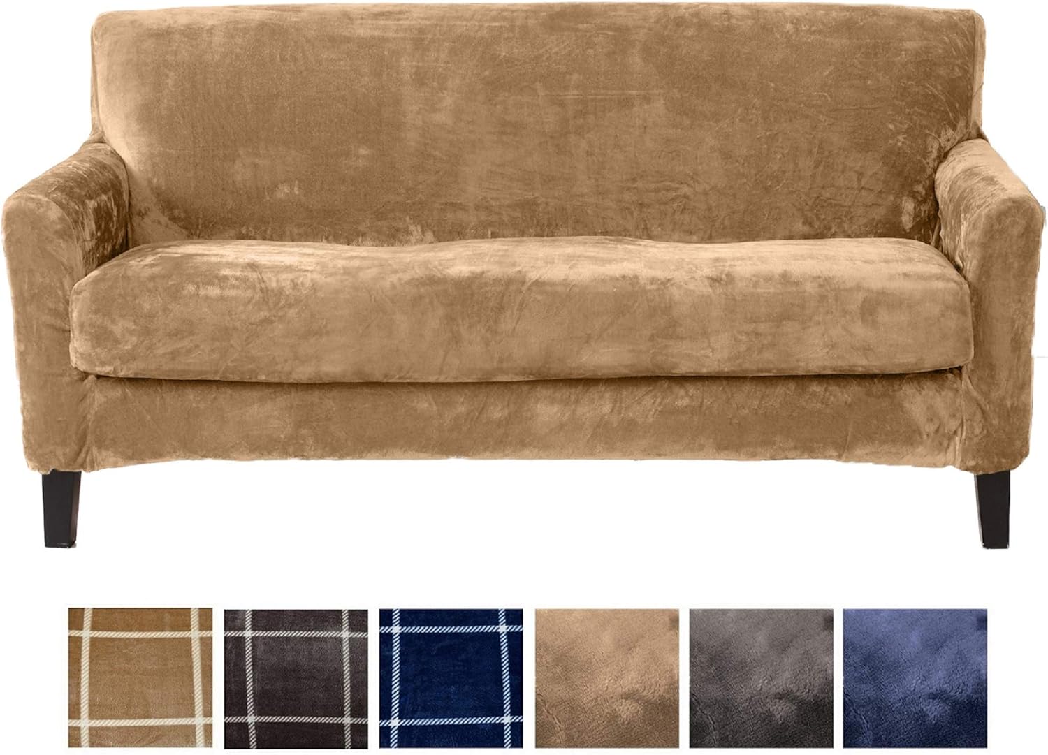 Best Sofa Cover Stretch Brown 86′