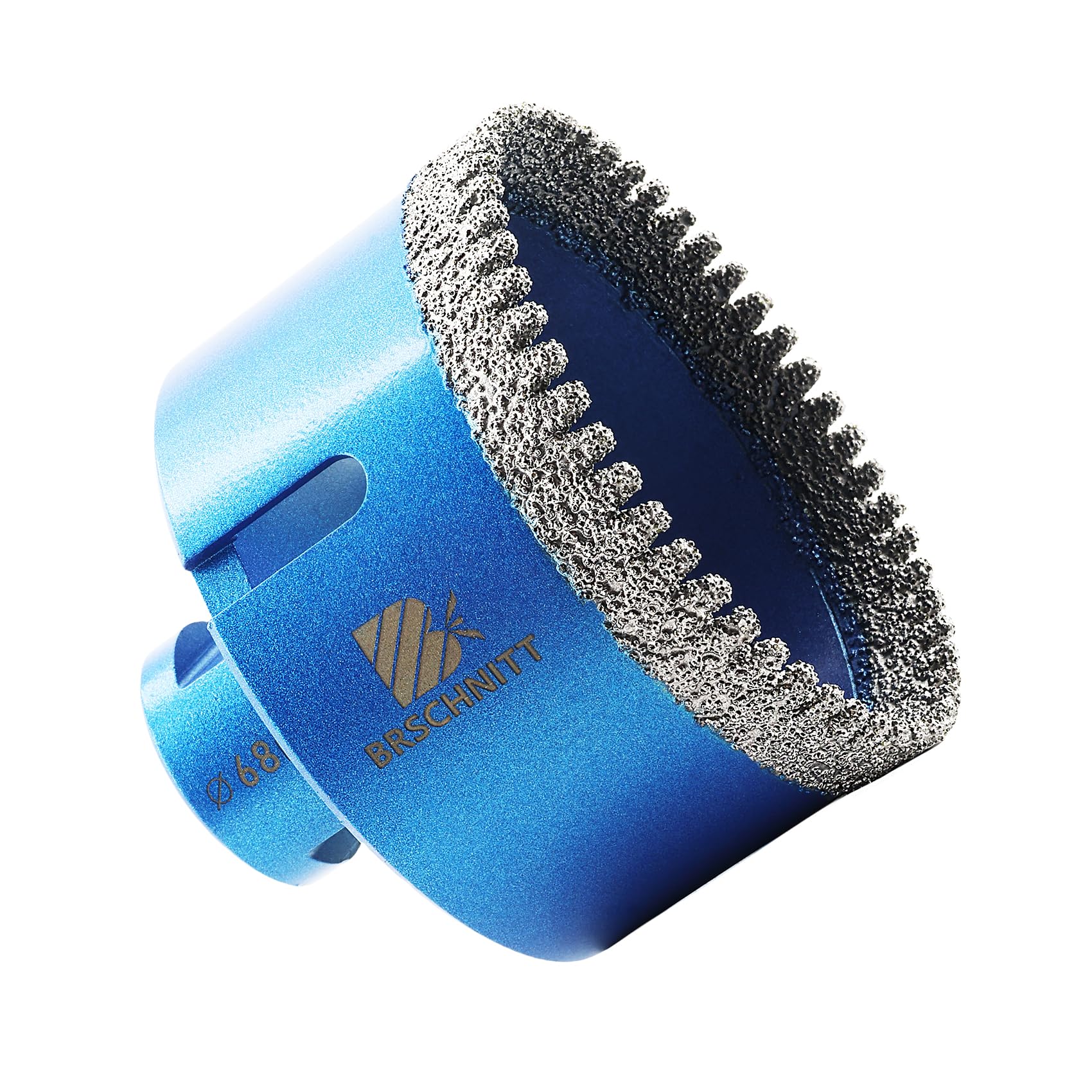 Diamond Core Drill Bit 68mm,BRSCHNITT M14 Vacuum Brazed Diamond Tip Drill Bit for Tile Porcelain Ceramic Marble Granite Drilling