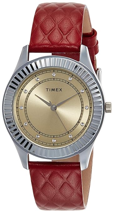 Timex Analog Off-White Dial Women's Watch-TW00ZR279E