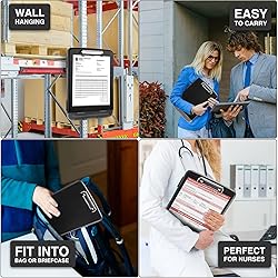 Sooez Clipboards with Storage, High Capacity Clip