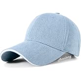 Sandwich Brim High Crown Baseball Cap &ndash; Logo-Free &ndash; Deep Fit Structured Hat for Men &amp; Women &ndash; Minimalist Design
