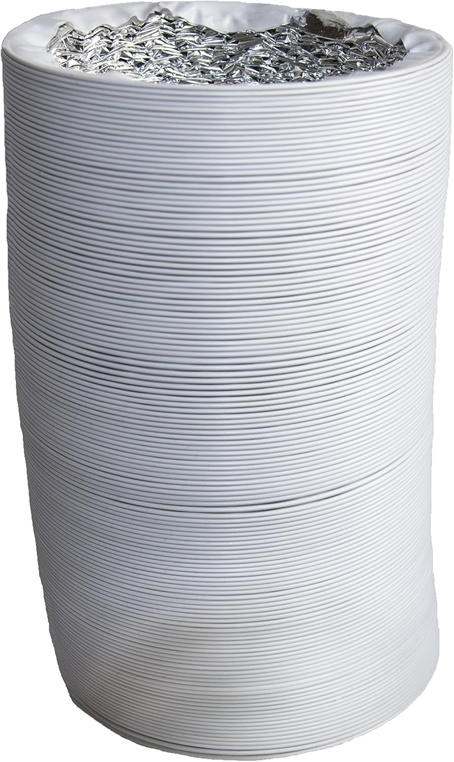 Exhaust Hose with Aluminium Inner Insulation and 2 Hose Clamps for