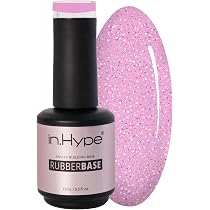 Amazon.com : IN.HYPE Rubber Base Gel - Shimmer. Soak off. UV/LED ...