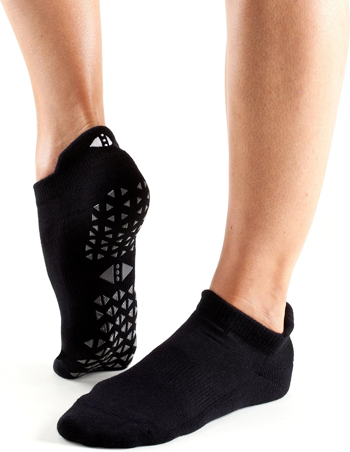 Tavi Noir Savvy Grip Socks In Ebony, Yoga & Pilates, Black