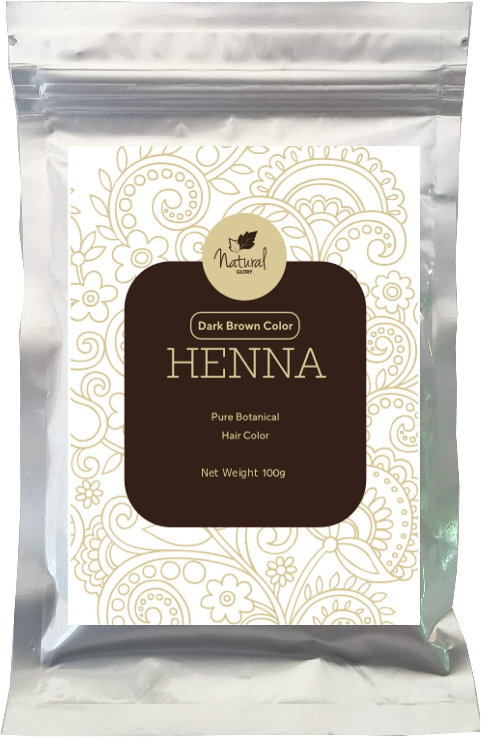 Natural Glory Dark Brown Henna (20 Gms)