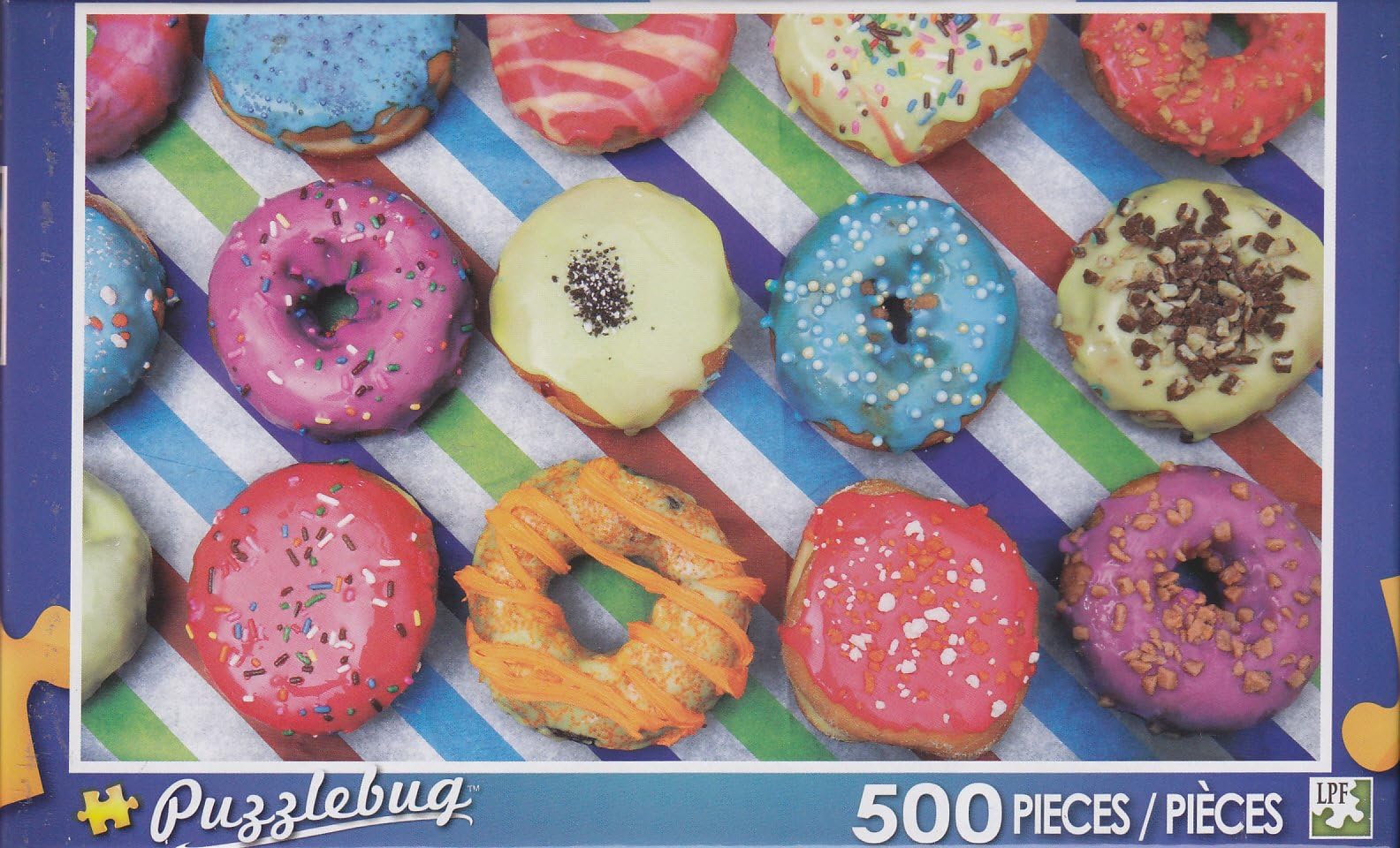 Puzzlebug 500 Piece Puzzle ~ Dainty Doughnuts