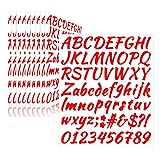 Llewyn 710 Pcs 10 Sheets Letter Stickers,Self