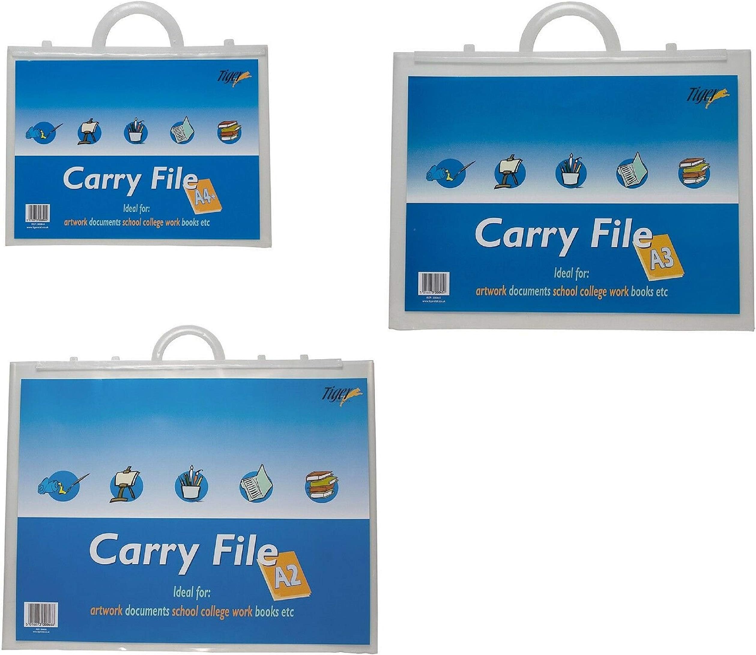 Mapac Clear Project Bag A3 - Pack of 5