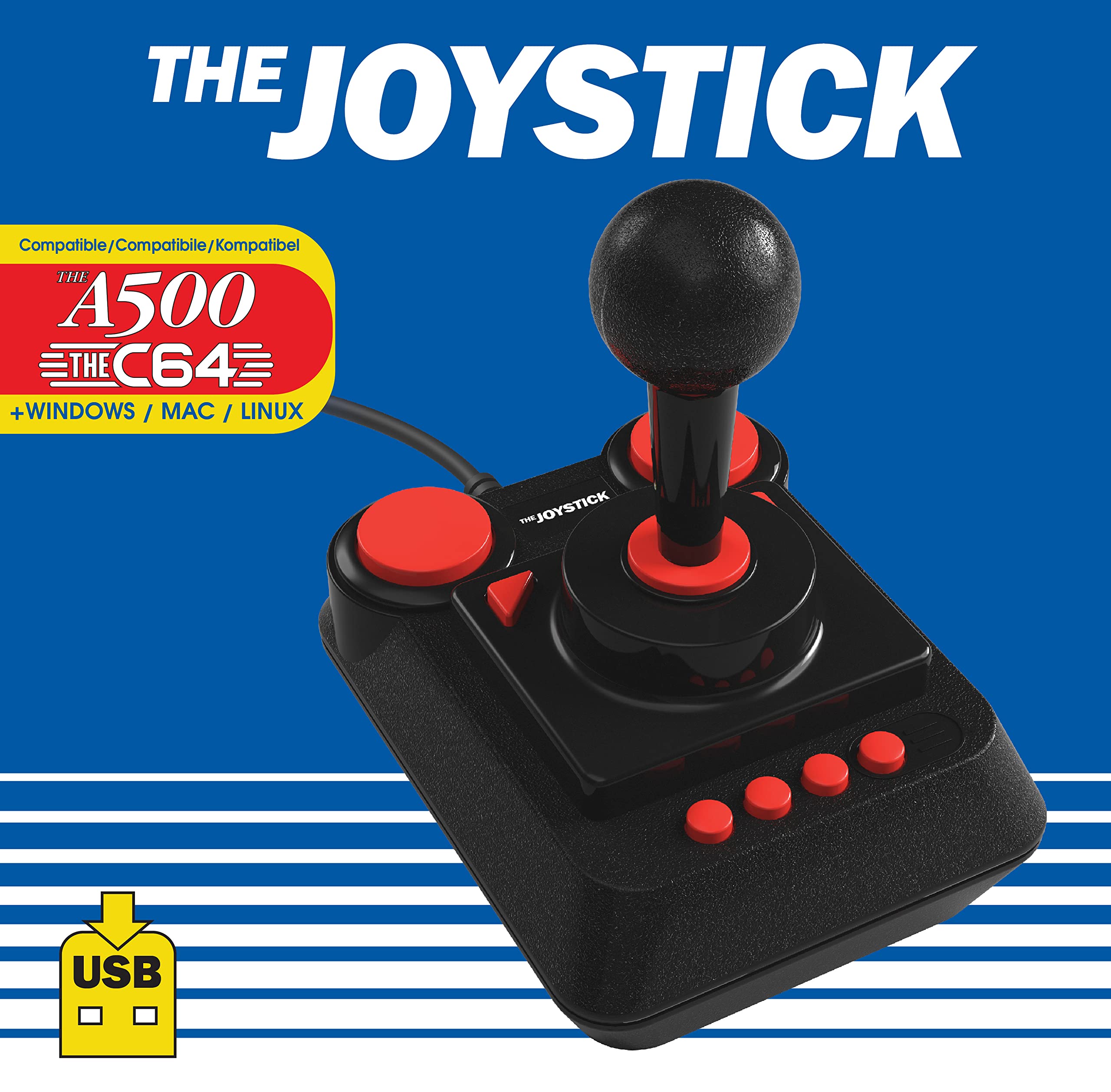Koch Distribution USB Joystick Controller for C64 Mini, Mac, PC