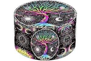 ASONLY 3 Inch Spice Grinder Kitchen Grinder, Black Lucky Tree Pattern