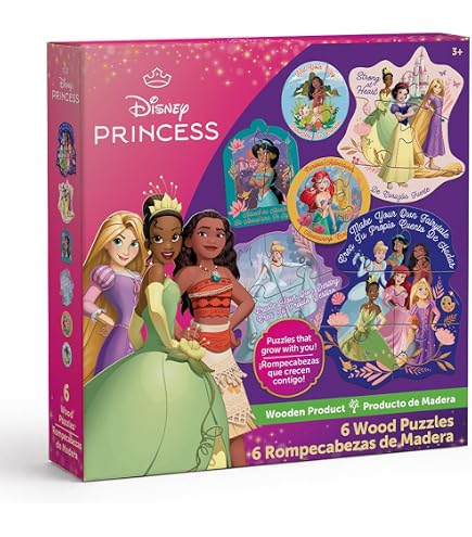 Amazon.com: Ravensburger 3082 Disney Princess-4 Large Shaped