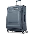 Samsonite UpLIFT 25" Lightweight Softside Luggage with Spinner Wheels - Expandable, Medium Checked - Airline-Approved, Polyester Soft Suitcase for Ultra Light Travel - Elemental Blue
