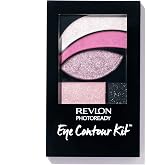 Revlon PhotoReady Eye Contour Kit, Eyeshadow Palette with 5 Wet/Dry Shades &amp; Double-Ended Brush Applicator, Pop Art (535), 0.1oz