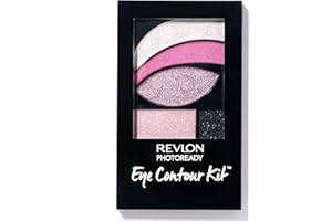 Revlon PhotoReady Eye Contour Kit, Eyeshadow Palette with 5 Wet/Dry Shades & Double-Ended Brush Applicator, Pop Art (535), 0.1oz
