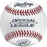 Rawlings | FLAT SEAM Official League Baseballs | FSOLB1X | Recreational Use Practice | 12 Count