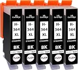 Supply Guy 5 x HP 364XL Black Ink Cartridges Compatible for HP DeskJet OfficeJet view 1
