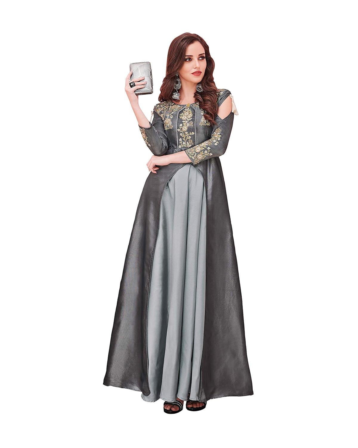 cold shoulder ethnic dress