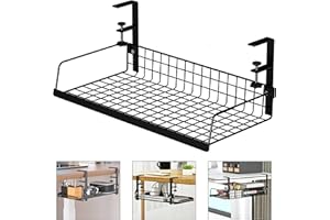 LIFEFAN Under Desk Cable Management Tray Cord Wire Shelf Organizer (Large)