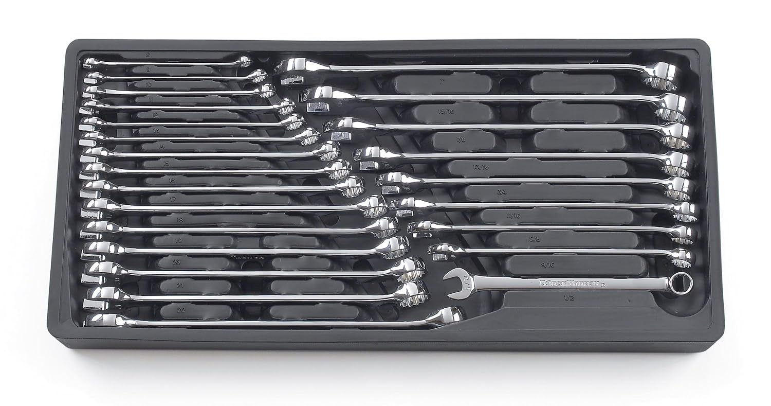 GearWrench 81900 24 Piece Combination Wrench Set SAE and Metric Amazon