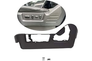 COOVO JMTAAT Driver Side Left Power Seat Valence Panel Cover Compatible With 2009-2014 Ford F150 Direct Replacement for 9L3Z-1662187-EA & F761