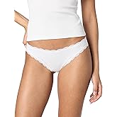 b.tempt'd womens Inspired Eyelet Cotton Thong Panty, 972219