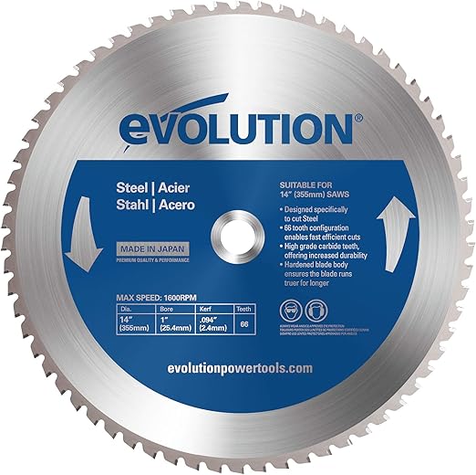 Evolution 66T TCT Raptor Circular Saw 