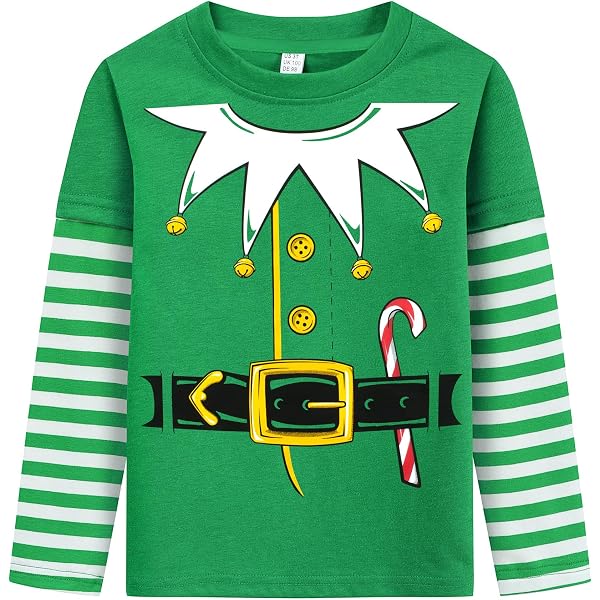 Bump And Beyond Designs Kids Santa's Cutest Elf Shirt - 3/4 Sleeve Raglan For Holidays (12-18 Months, Black) - View #6