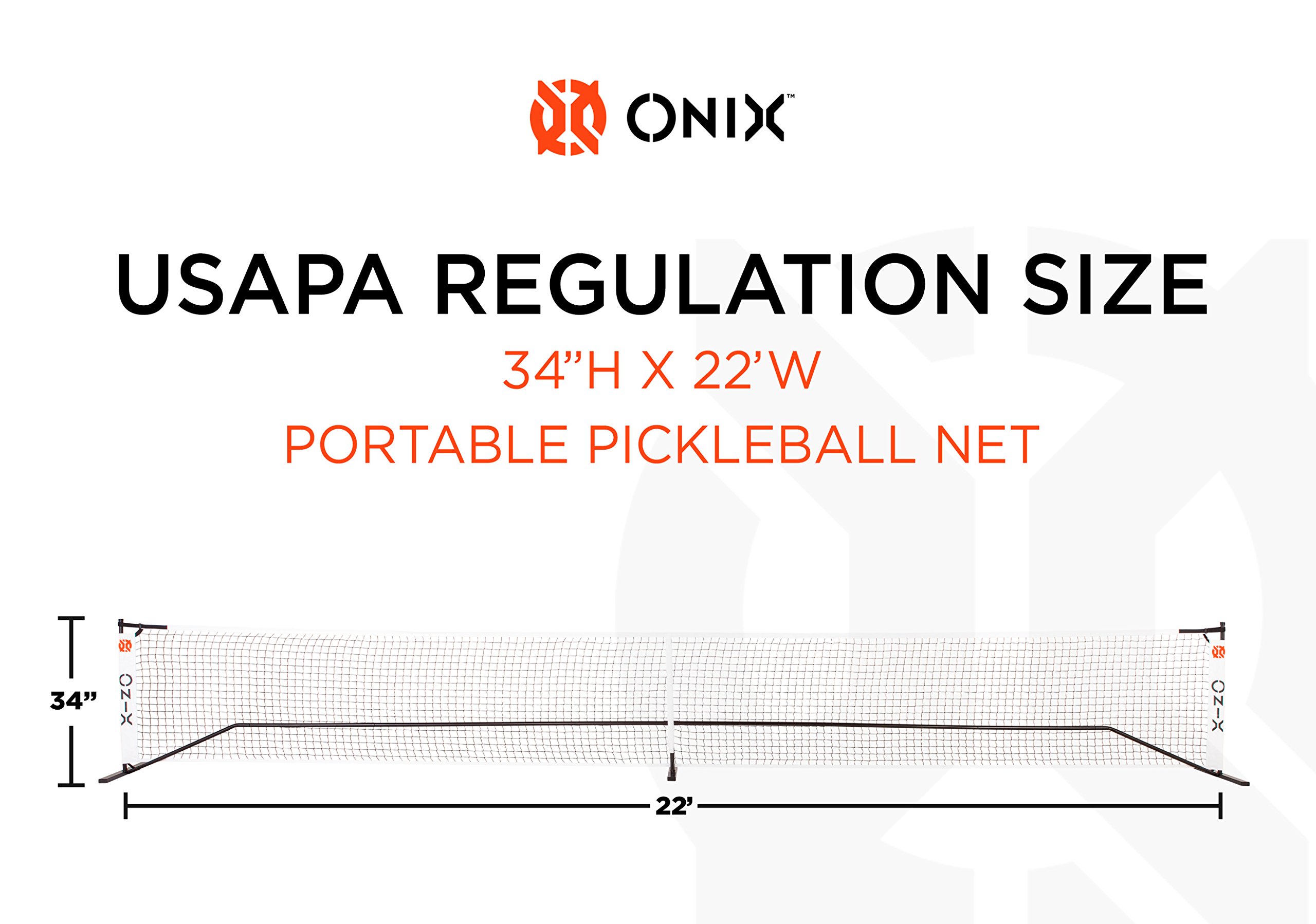 Onix Pickleball Portable Net with Carrying Case 696566658221 eBay