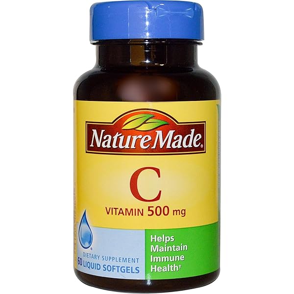 NATURE MADE VITAMIN C 500 MG SOFTGELS, 60-COUNT
