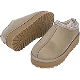 Home Slipper Platform Slippers for Women Indoor Outdoor Mini Boots Non-slip Plush Lining Slip On House Shoes