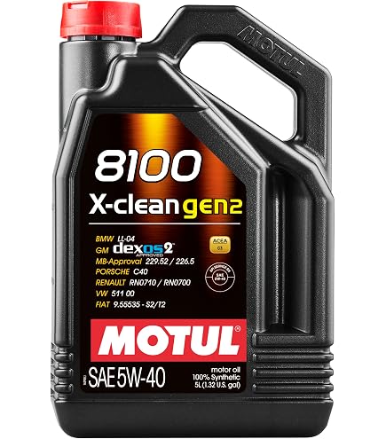 Amazon.com: Motul 8100 X-Clean 5W40 20L : Automotive