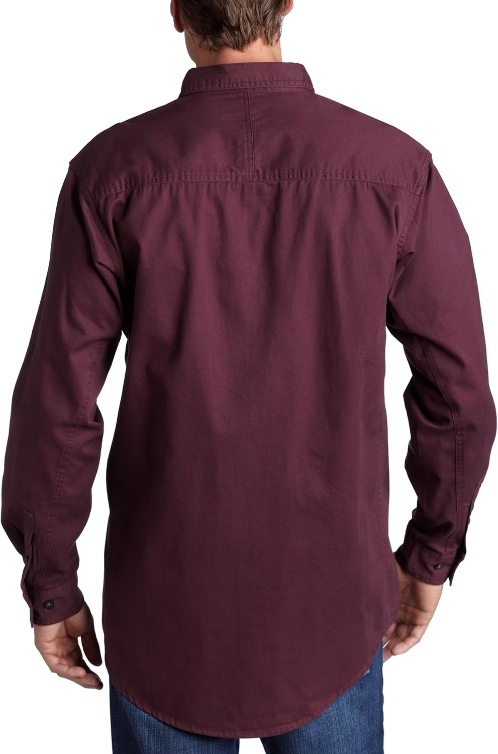 Wrangler Riggs Workwear Men's Logger Twill Long Sleeve Work Shirt: Clothing